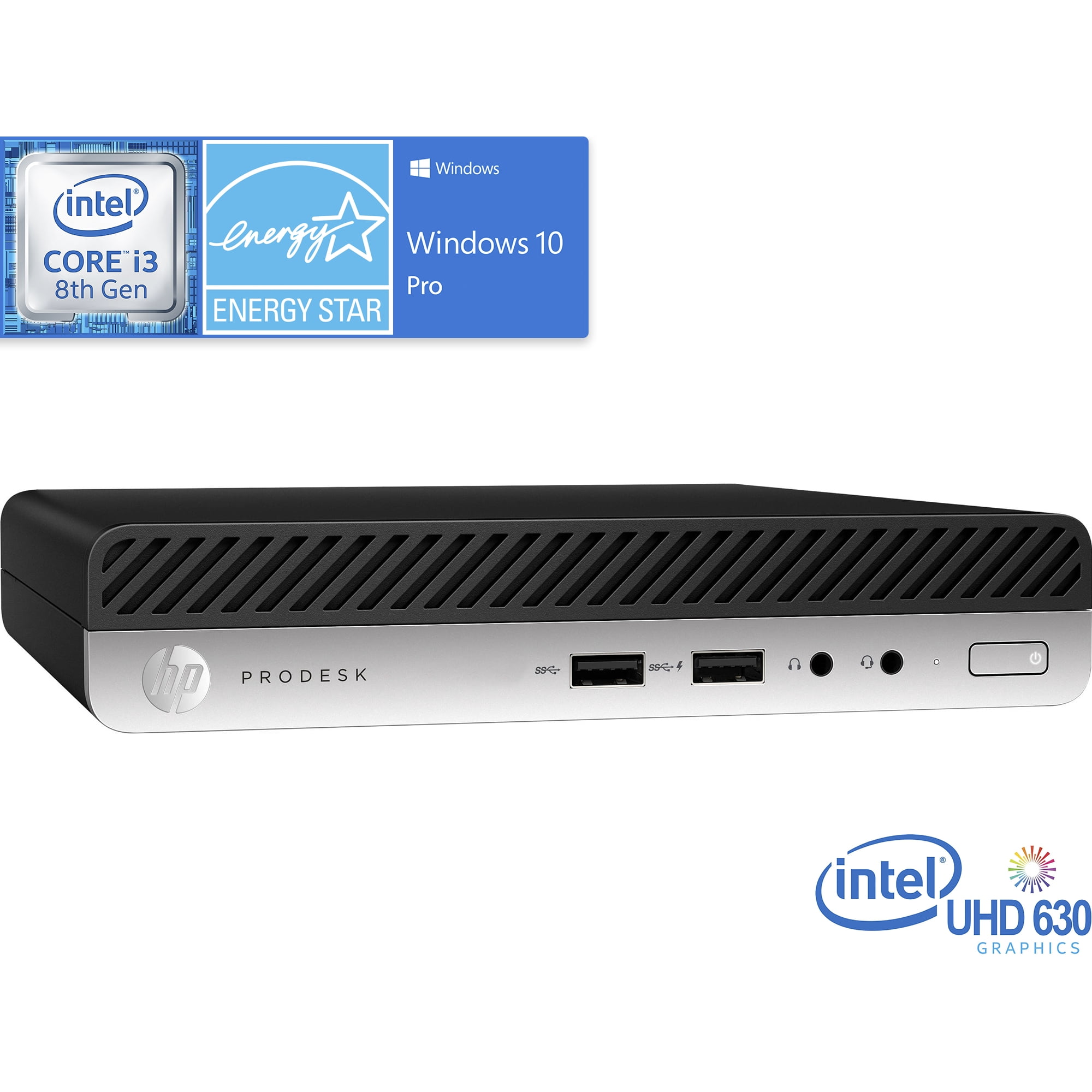 HP ProDesk 400 G4 Mini PC, Intel Core i3-8100T 3.1GHz, 32GB RAM