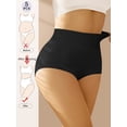 thumbnail image 4 of MEIYATING Women's High Waisted Cotton Panties - Tummy Control Full Coverage Underwear 5 Pack, 4 of 6