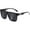 Black/Grey, variant on Oversized Sunglasses, Rimless Mirrored Sun Glasses with Reflective One-Piece Lens