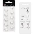 thumbnail image 2 of Cúpulas para audífonos Oticon Minifit, repuestos de tapones los oídos Oticon, accesorios (ventilación abierta 8 mm), kits limpieza suministros (20 piezas) Blanco - 2 Paquetes Open Vent-8 MM, 2 of 6
