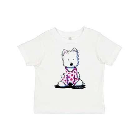 

Inktastic Valentine PJs Westie Gift Toddler Boy or Toddler Girl T-Shirt