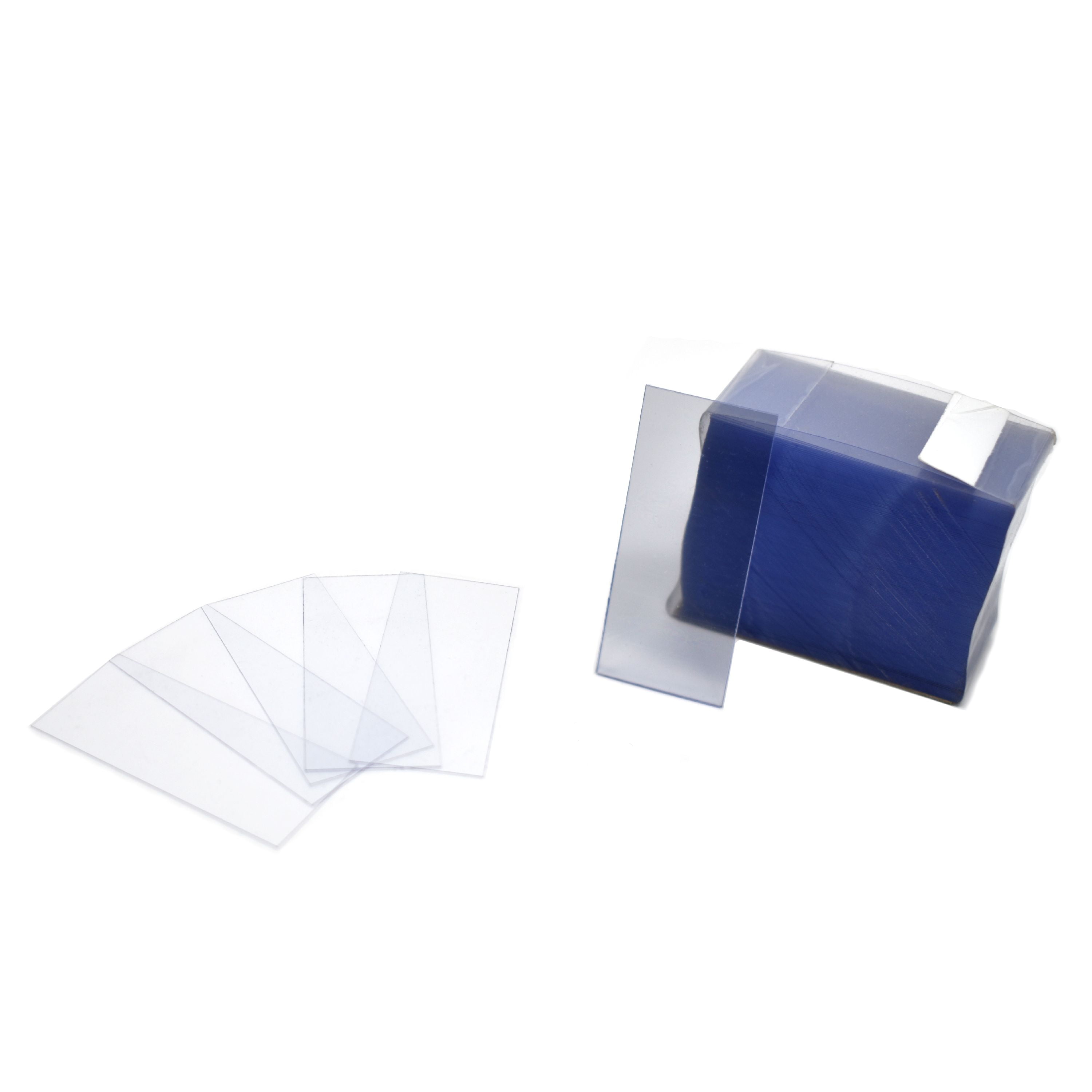 Clear Plastic Tags, Pharmacy RX Shelf Label Holders, 2" W x 7/8" H, 500