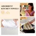 thumbnail image 6 of Abstract Gold Kitchen Towel Dish Cloths Set of 4, Microfiber Soft Kitchen Hand Towels, Modern Brush Luxury Strokes Artwork Absorbent Quick Drying Dishcloths 18 x 28 Inches, 6 of 8