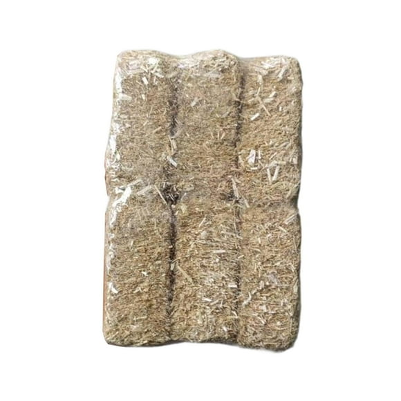 Wweixi 6 Pieces Mini Hay Bales Decor Hay Bales Miniature for Garden Farm Sand Table
