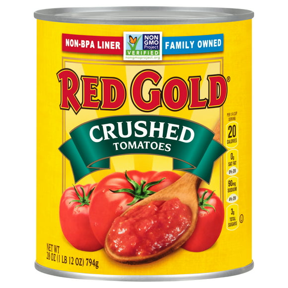 Red Gold Crushed Tomatoes, 28 oz Can