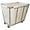 Beige, variant on Basket Bulk Truck ,Large Stainless Steel Laundry Trolley Cart with Wheels - Heavy Duty Rolling Laundry Cart for /Home，350L/9.9 Bushel,35.4" Lx25.6 Wx31.5 H (Beige)