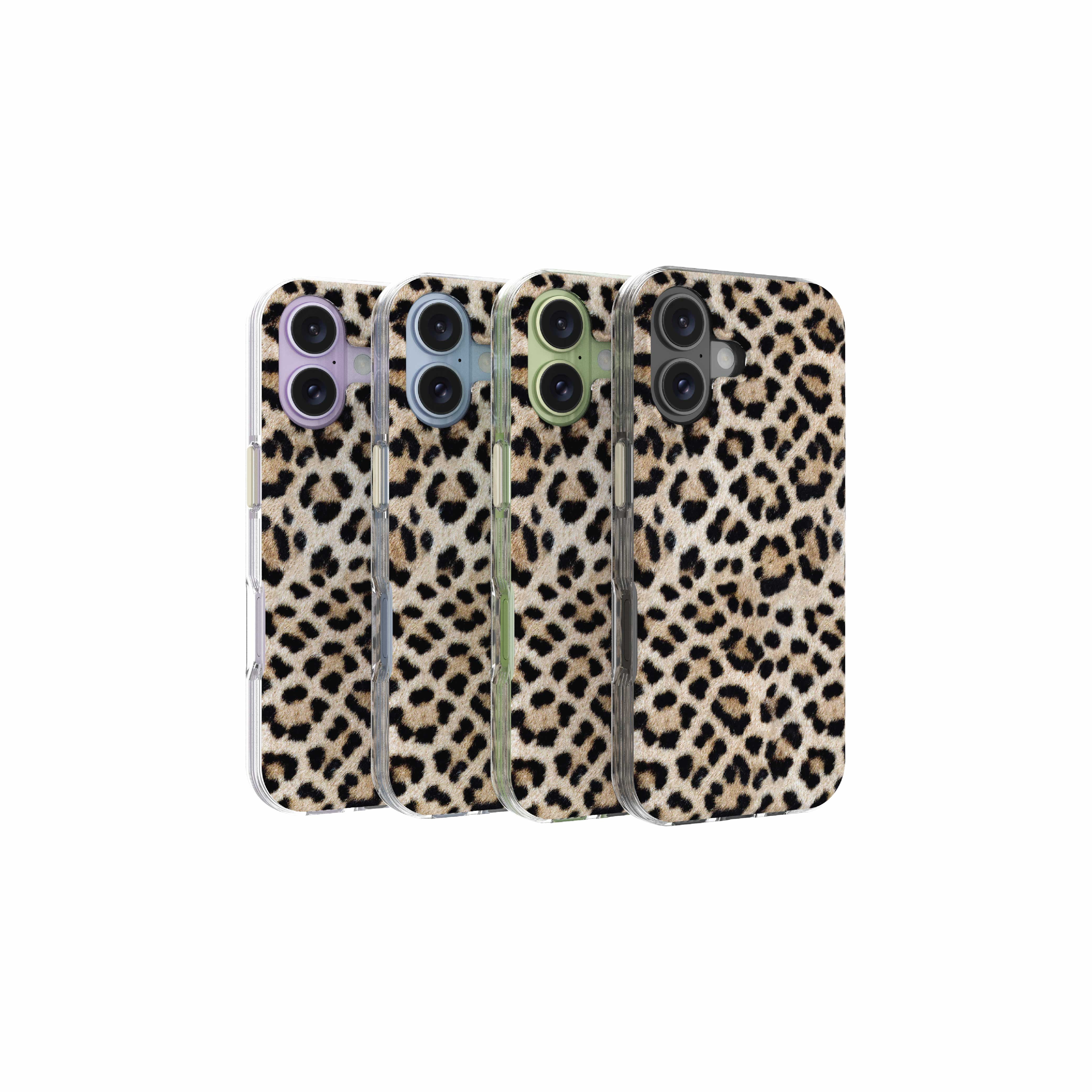 onn Phone Case for iPhone 17, MagSafe Compatible - Cheetah Print