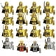 thumbnail image 1 of Juego de 16 Mini Figuras de Guerrero Épico, con Reyes de Armadura Dorada y Caballeros Legendarios, Bloques de Construcción Detallados para Coleccionistas, 1 of 5