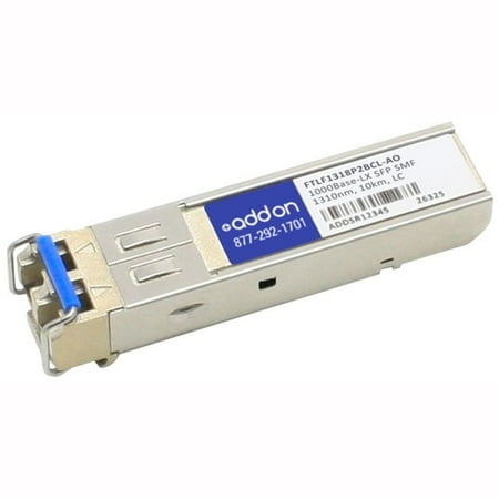 UPC: 0821455144022 | AddOn FTLF1318P2BCL-AO Finisar FTLF1318P2BCL Compatible TAA Compliant 1000Base-LX SFP Transceiver