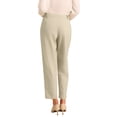 thumbnail image 3 of INSPIRE CHIC Women's Houndstooth Pant for Professional and Stylish Office Look Wear L Beige, 3 of 4