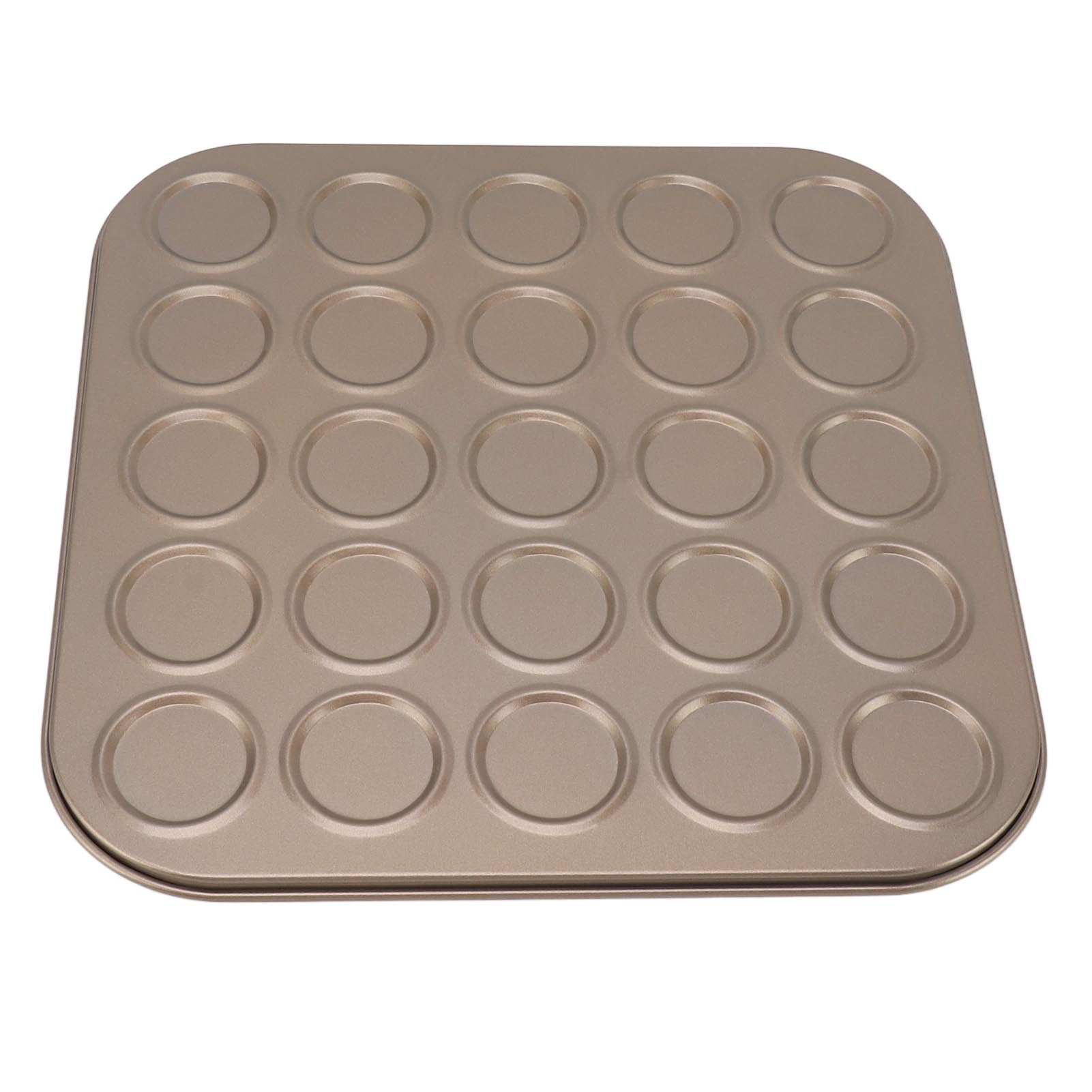 Muffin Top Pan Macaron Bakeware Pan Muffin Tray Baking Carbon Steel Bakeware Suitable For Oven Baking Gold Walmart