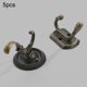 thumbnail image 4 of 5pcs ganchos de pared vintage capa de pared antiguo armario de gabinete de zinc llaves de aleación, 4 of 4