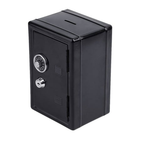 Safe Box Security Metal Money Bank Deposit Cash Savings Saving Box 2 Keys Strong Secure