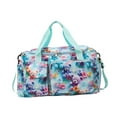 thumbnail image 3 of Bolsa de ballet para niñas, contenedor de almacenamiento, gran capacidad, portátil, impermeable, bolsa de viaje para pasar la noche, bolso de gimnasio Verde, 3 of 8