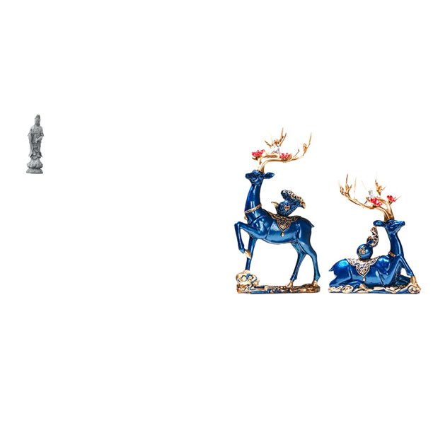 Estatua de Guan Yin,Estatua de Guan Yin para decoración del hogar.,Escultura de Kuanyin,figurita,decoración china,regalos,Estatua de escultura de ciervo,Escultura de ciervo para sala de