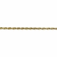thumbnail image 3 of 10K Yellow Gold 2.75mm Extra-Light D/C Rope Chain (24 X 2.75) Made In Peru 10ex023-24, 3 of 5