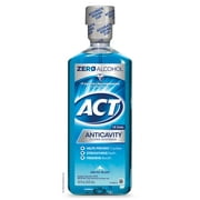 ACT Anticavity Mouthwash (18 Oz, Arctic Blast), Zero Alcohol