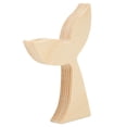 thumbnail image 3 of Chunky Mermaid Tail 4-inch, 1/2 inch Thick, Pack of 5 Unpainted Wood Cutouts for Crafts, & Summer Tiered Tray Decor Set, by Woodpeckers, 3 of 7