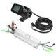 thumbnail image 3 of Controlador de instrumentos para bicicleta eléctrica, controlador de instrumentos con pantalla LCD para patinete de doble accionamiento, 24V/36V/48V, 350W, 3 of 10