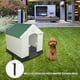 thumbnail image 3 of Casa Para Perro Q Perrón Raza Chica Color Verde Con puerta, 3 of 8