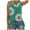 Green, variant on Plus Size Summer Tank Tops For Women 2023 Trendy Women Summer Tops Print Sleeveless Tank T-Shirts Graphic Blouse