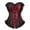 Wine Red, variant on Corset Tight Lacing Women Pirate Renaissance Top Wine Red L