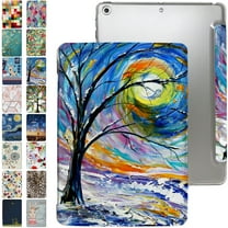 DuraSafe Cases iPad 9.7 Inch 5 6 Air 1 2 [iPad 5th 6th Air 1st 2nd ] MRJN2LL/A MR7G2LL/A MP2F2LL/A MP2G2LL/A MD785LL/A MD788LL/A MGLW2LL/A Printed PC Protective Clear Back Cover - Color Emblem