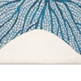 thumbnail image 5 of Liora Manne  Esencia Coral Fan Indoor/Outdoor Mat Aqua 3'3"x3'3" 3'3"x3'3" - Navy, 5 of 5