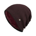 thumbnail image 2 of WTXUE Beanie Skull Cap Men Women Winter Trendy Warm Oversized Chunky Baggy Stretchy Slouchy Skully Hat Ski Hat Outback Hat Winter Warm Hat Red M, 2 of 4