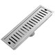 thumbnail image 1 of Rectangular Shower Drain with Pattern, 30cm, Compatible with Bathroom Floor Drain Replacement, 1 of 5