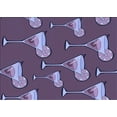 thumbnail image 1 of Ahgly Company Machine Washable Indoor Rectangle Transitional Plum Purple Area Rugs, 5' x 7', 1 of 7