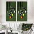 thumbnail image 1 of Designart "Excellent Golf Set Swing II" Golf Wall Art Set Of 2 - Green Sports Canvas Set For Living Room Decor, 1 of 6