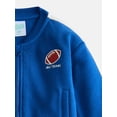 thumbnail image 2 of Wonder Nation Baby Boys Long Sleeve Full-Zip Tracksuit, 2 Piece, Sizes 0/3M-24M, 2 of 3