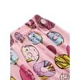 thumbnail image 2 of Innerwin Pajamas Set Plaid Printed Ladies Sleepwear Home Color Block Basic Nightwear Donut M, 2 of 3
