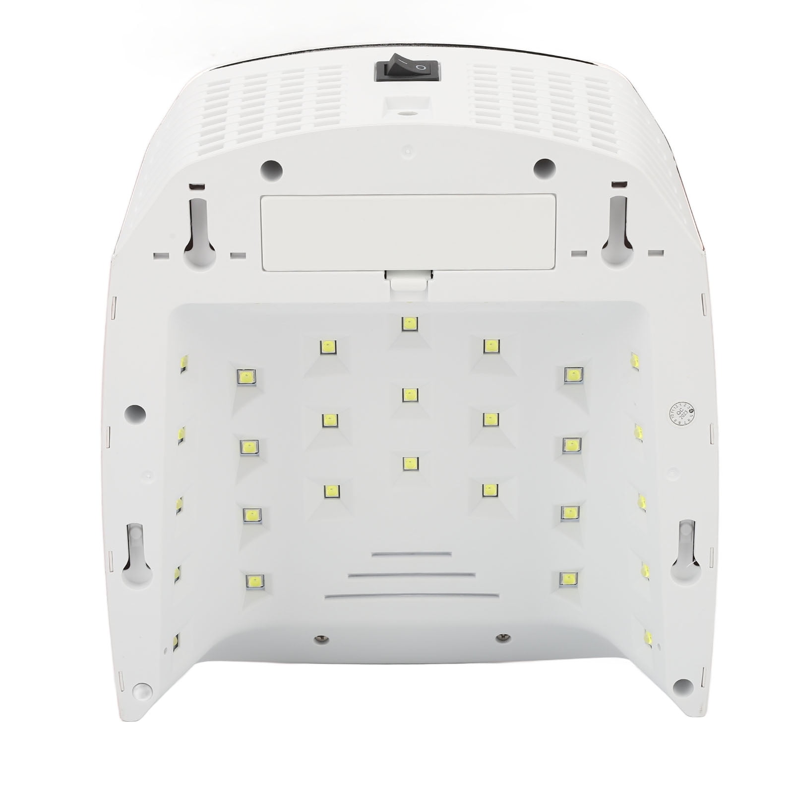 Yajisi Nail Lamp 96W Fast Drying Rechargeable Long Battery Life UV LED Nail Light 100-240V EU Plug White