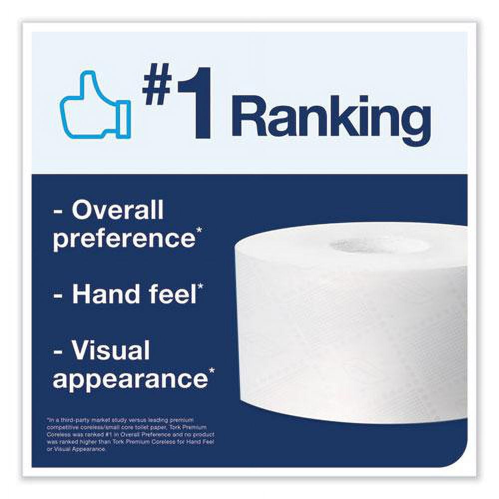 Tork Coreless High Capacity Bath Tissue 2-Ply 750 Sheets/Roll 12/Ctn 472885