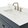 thumbnail image 4 of Ariel Hamlet 54 In. Rectangle Sink Bathroom Vanity With Carrara White Quartz Countertop 1.5 Edge In Midnight Blue, 4 of 11