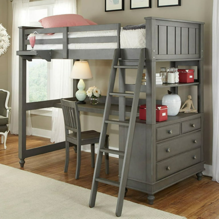 Ne kids lake house loft bed with desk deals