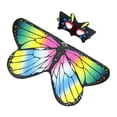 thumbnail image 5 of 1 set Halloween mariposa capa niños seda bufanda cosplay mascarilla foto prop, 5 of 5