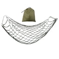 thumbnail image 3 of OULII Olive Green Rope Hammock Nylon Mesh Sleeping Net Bed Comfortable Lightweight Outdoor Use, 3 of 6