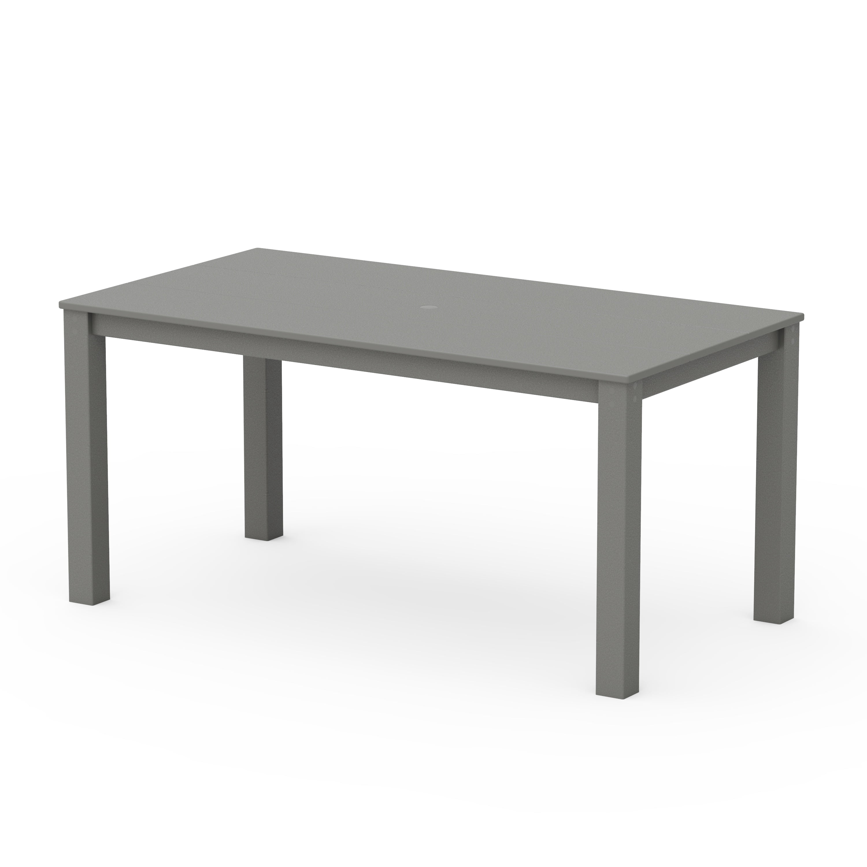 Better Homes & Gardens by POLYWOOD Southlake 34" x 64" Outdoor Dining Table in Slate Gray