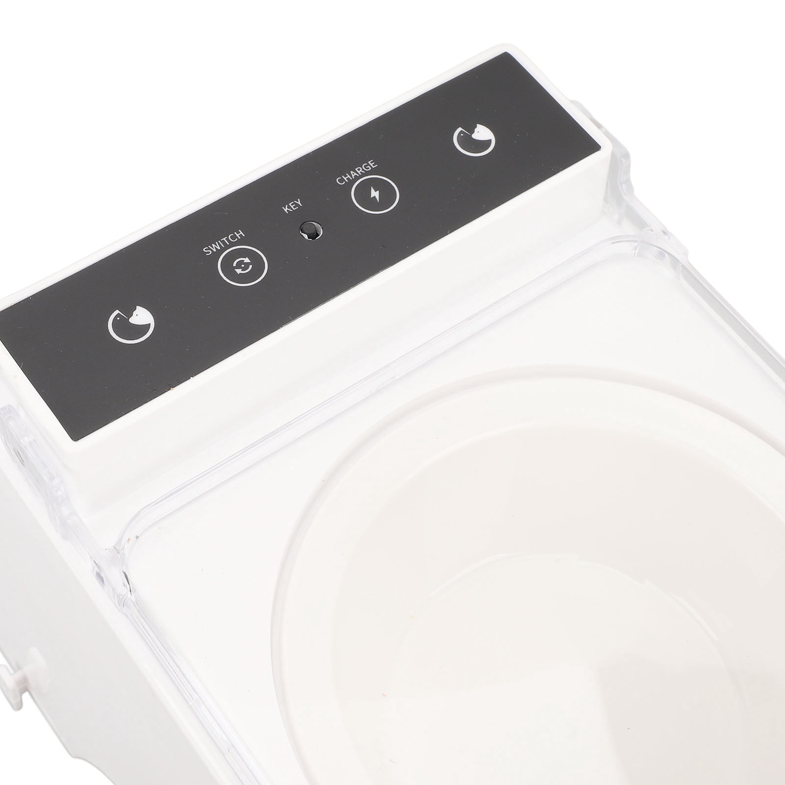 Suodoka Cat Automatic Sensing Feeder Transparent Lid Raised Hygienic Intelligent Cat Dog Feeder Bowl for Home Indoor Style 2