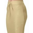 thumbnail image 4 of Stylesindia Shimmer Stretchable Saree Shapewear Long Skirt for Women for Beach, Night Out, Regular, Office, Party ( 3X-Large, Beige), 4 of 5