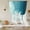 Turquoise, variant on Blue Ombre Balloon Curtains for Bedroom/Front Door/Bathroom, Coastal Beach Modern Abstract Art Tie Up Curtains 63 Inch Length Light Filtering Kitchen Curtains Shades for Windows 46"x63"