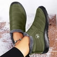 thumbnail image 6 of Gyexs Mens Snow Boots Size 7, Winter Shoes Women Wide Width, Lightweight, Hook & Loop, Rain, Composite Toe, Outerwear, Green, Size 7.5, 6 of 8