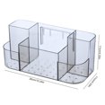 thumbnail image 2 of Makeup Organizer Wall Mounted Clear Cosmetic Display Case Shower Caddy for Home, 2 of 10