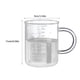 thumbnail image 2 of Advancent Taza elegante del cubilete del cafeína del color transparente taza de cristal durable y conveniente para respetuoso del medio ambiente Cocina y Comedor, 2 of 6