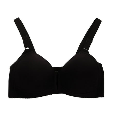 

Bazyrey Push up Bras for Women Push Up Underwire Bra Fashion Printed Bra Wire Underwear One-Piece Bra Everyday Underwear Comforty Full Figure Bras Black 80 (Buy 2 Get 3 )