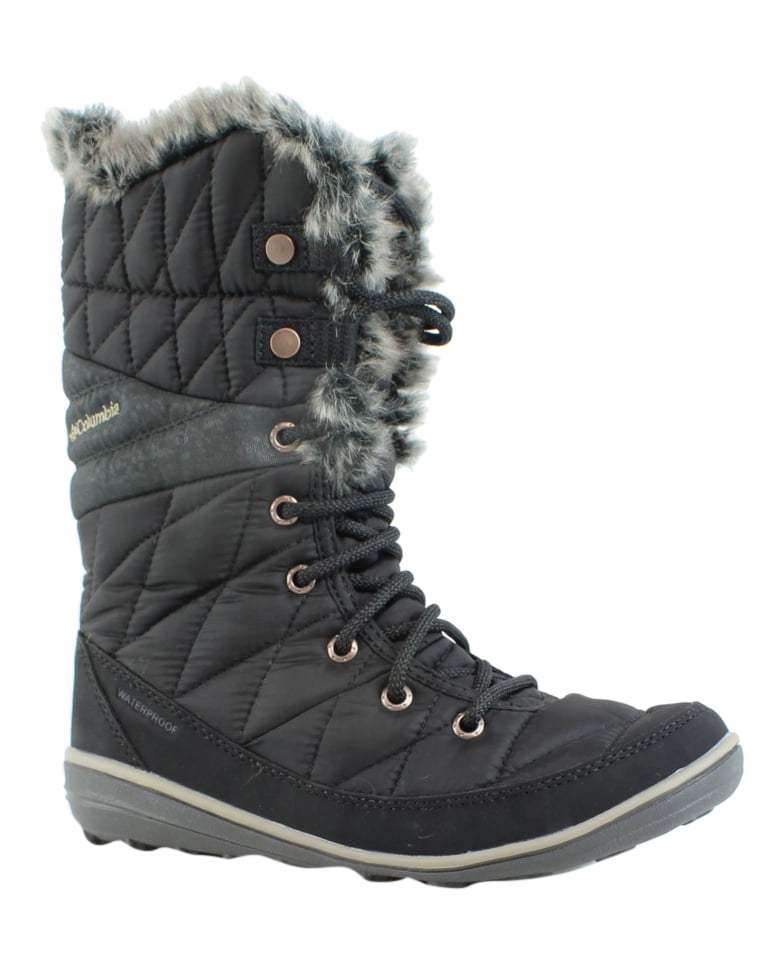 Columbia New Columbia Womens Black/Kettle Snow Boots Columbia New Columbia Womens Black/Kettle Snow Boots
