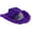 Purple, variant on Cowboy Hat Women's Sequin Crown Cowboy Hat Western Cowboy Hat Cowgirl Hat Cowboy Hat Men Pink One Size Clearance！